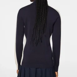 Adia Knitted Sweater Blå