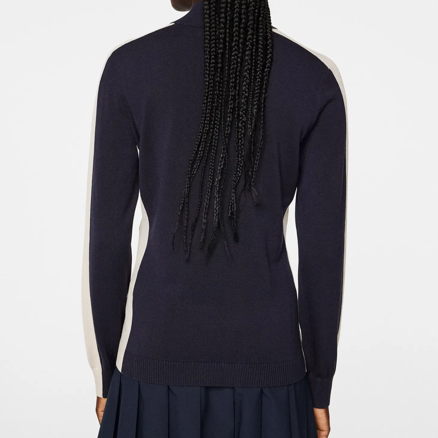 Adia Knitted Sweater Blå