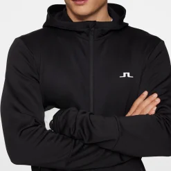 Aerial Full Zip Hood Svart