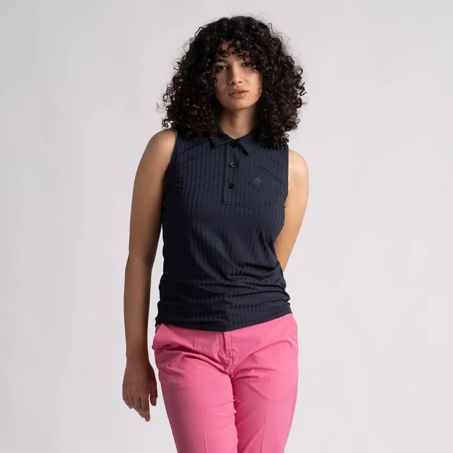 Andrea SL Poloshirt Blå