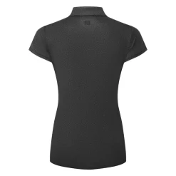 Animal Print Cap Sleeve Lisle Svart