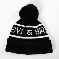 Bobble Hat Svart Vit