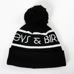 Bobble Hat Svart Vit
