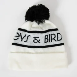 Bobble Hat Vit Svart