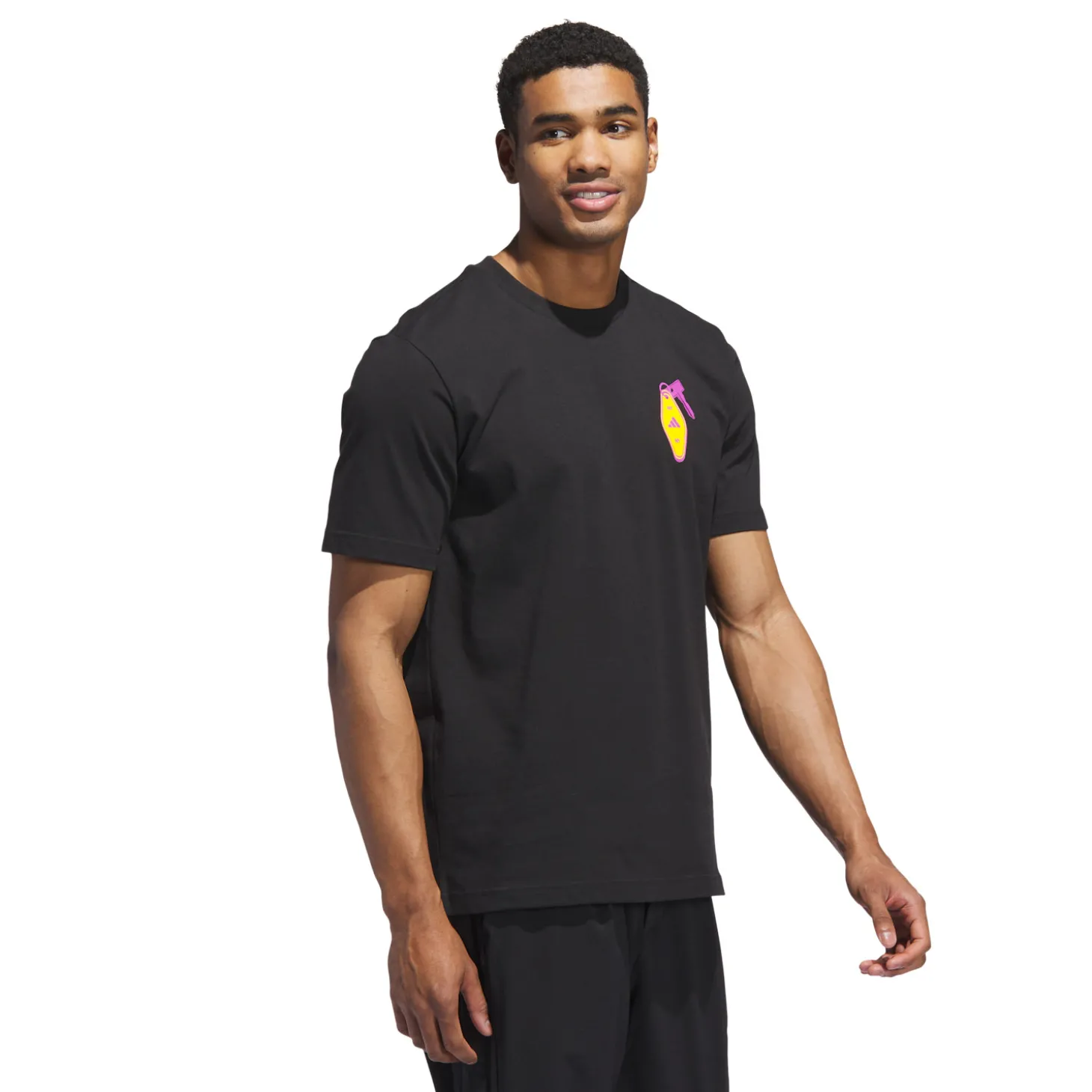 Chip In Nyc Graphic T-Shirt Svart