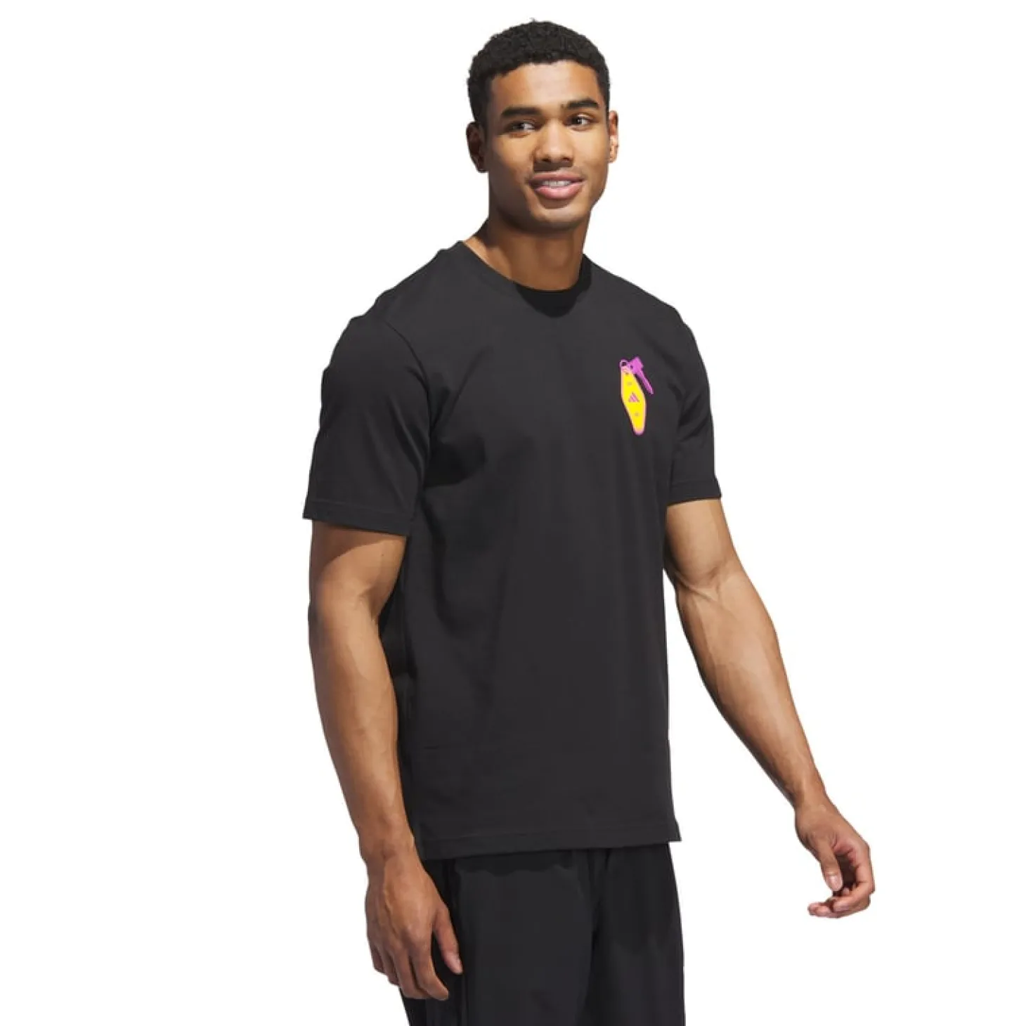 Chip In Nyc Graphic T-Shirt Svart