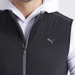 Cloudspun Fleece Hybrid Vest Svart