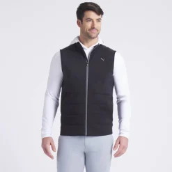 Cloudspun Fleece Hybrid Vest Svart