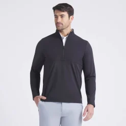 Cloudspun Tech Hybrid 1/2 Zip Svart
