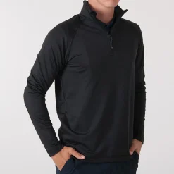 Coos Bay Half-Zip Svart