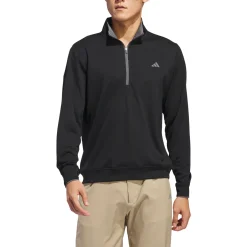 Core Lightweight Half-Zip Svart