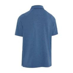 Emea Ss Ventilated Jacquard Polo Blå