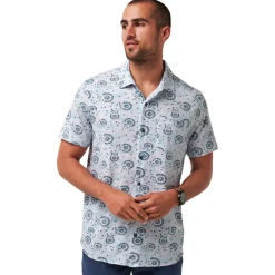 Flourish Button Up Vit