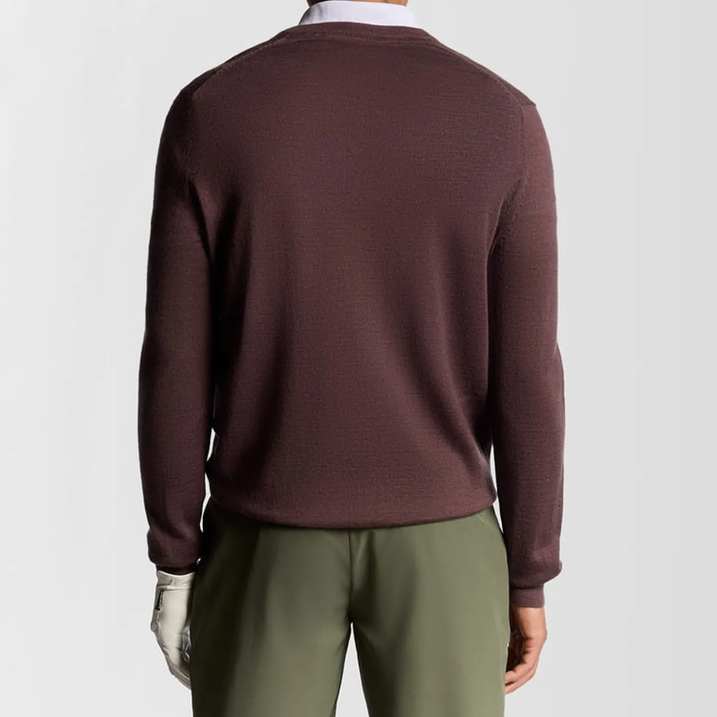 Golf V Neck Pullover Rosa