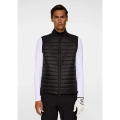 Hayden Quilt Hybrid Vest Svart