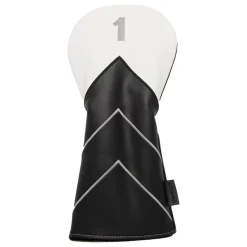 Headcover Driver Vit Svart
