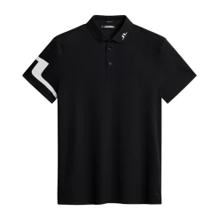 Heath Regular Fit Golf Polo Svart