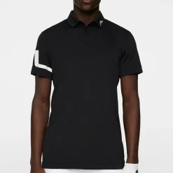 Heath Regular Fit Golf Polo Svart
