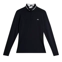 Hertta Long Sleeve Polo Blå