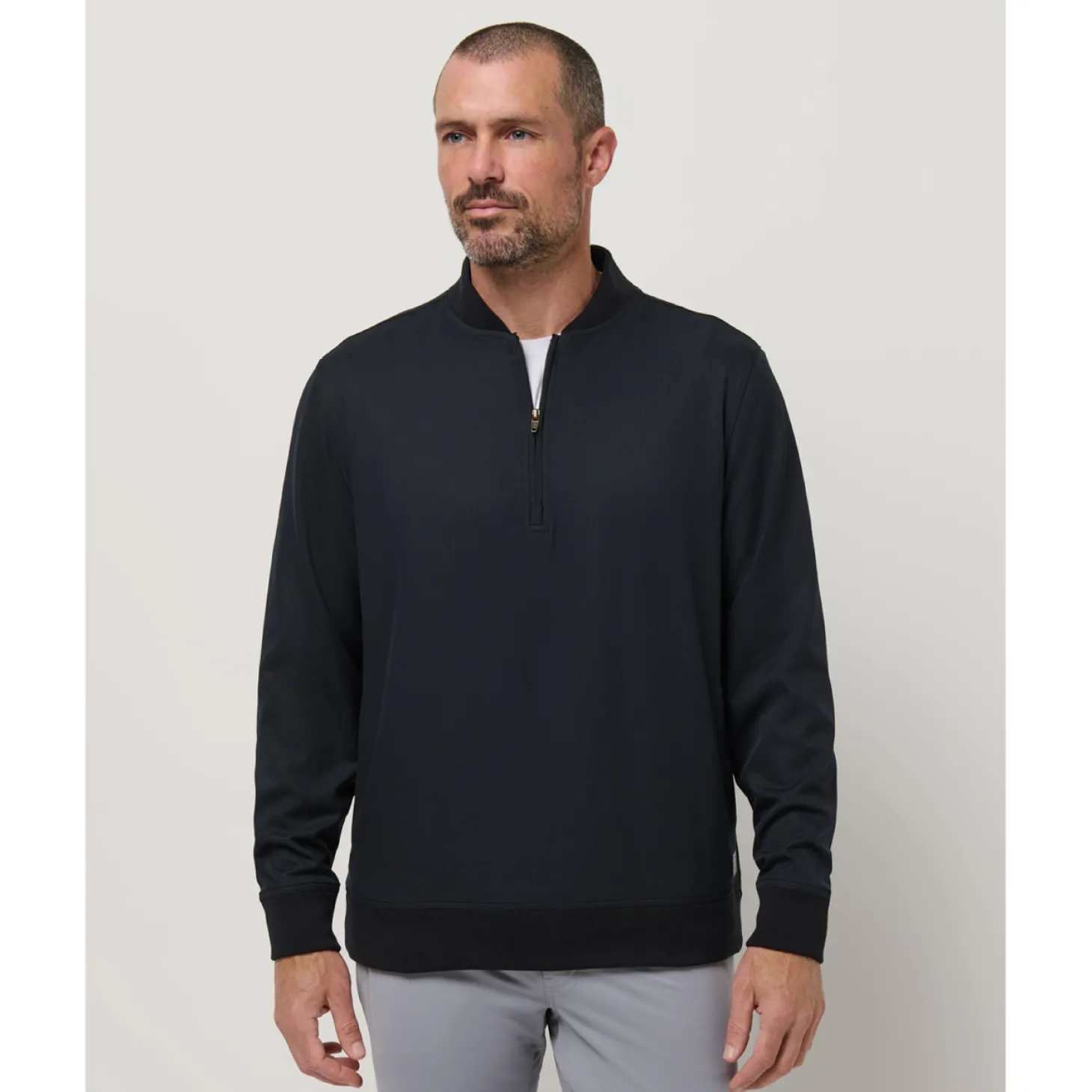 Highway M 1/4 Zip Svart