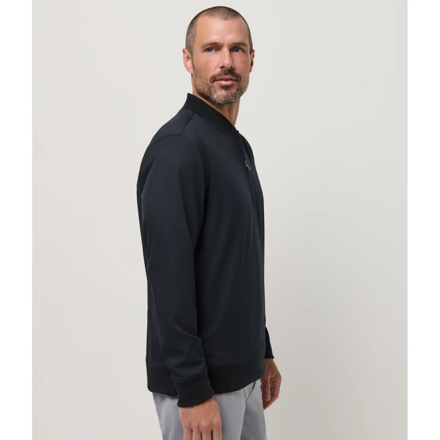 Highway M 1/4 Zip Svart