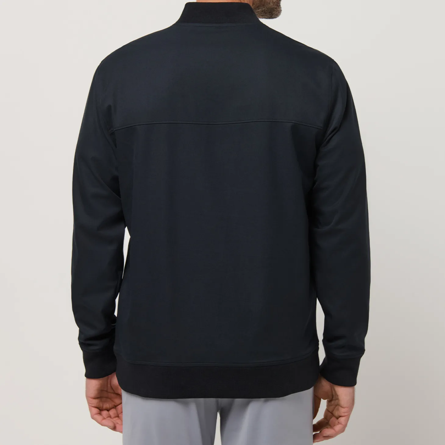 Highway M 1/4 Zip Svart