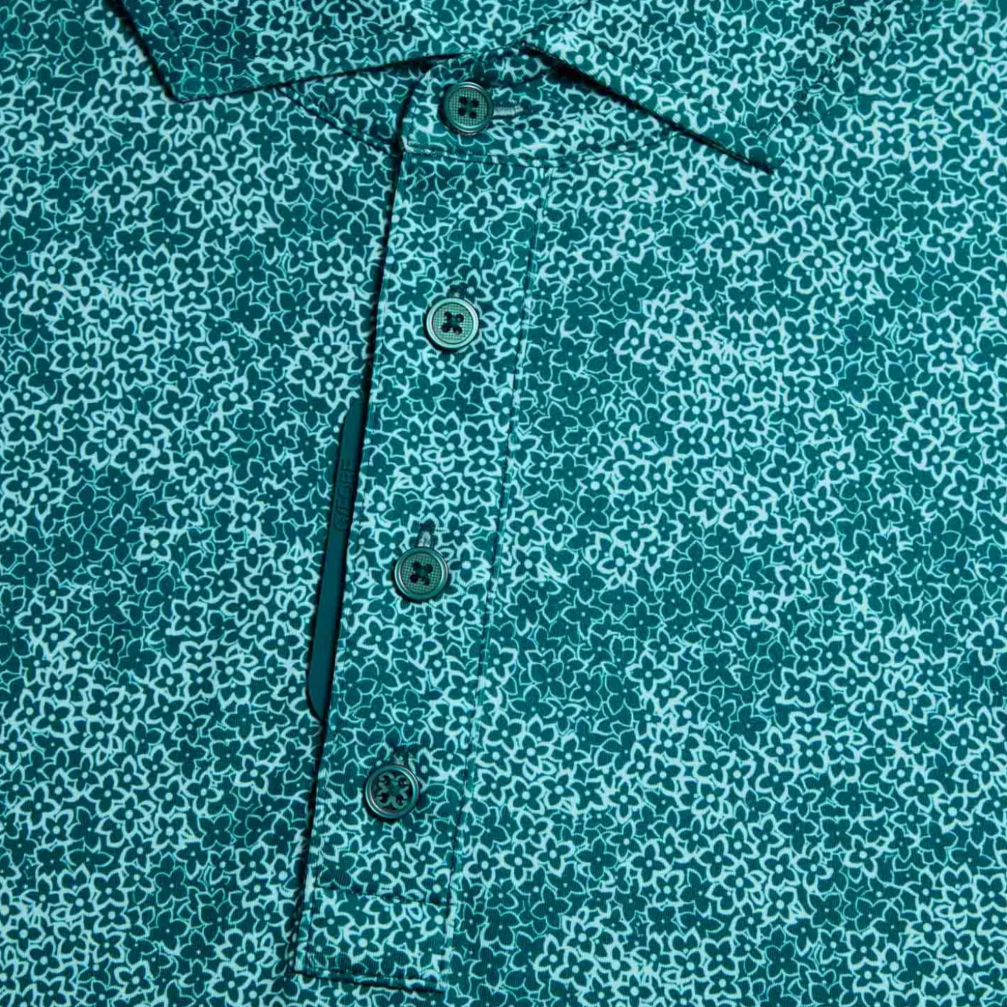 Hydrangea Tech Jersey Polo Grön