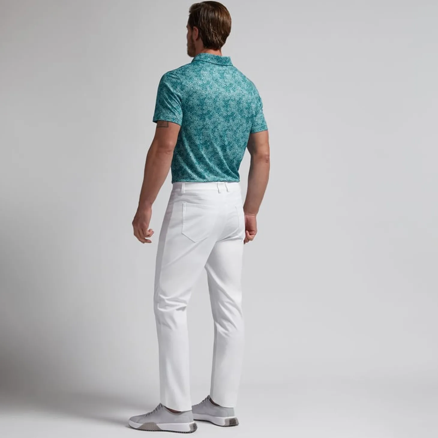 Hydrangea Tech Jersey Polo Grön