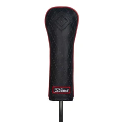 Jet Black Leather Headcover Fairway
