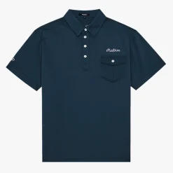 JP Single Pocket Mercerized Polo Blå