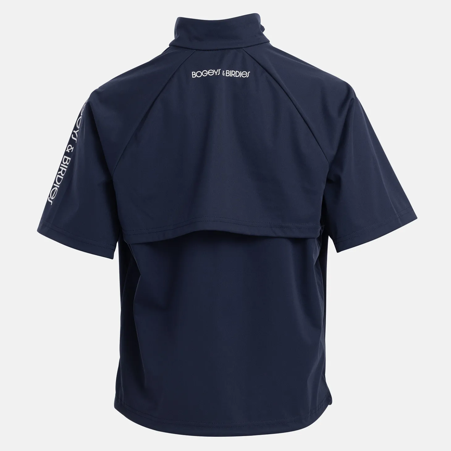 Jr Windbreaker SS 1/4 Zip Blå