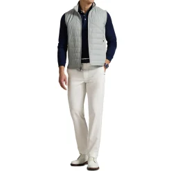 Knit Full Zip Vest Performance Wool