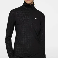 Lauryn Quarter Zip Mid Layer Svart