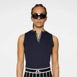 Leya Sleeveless Top Blå