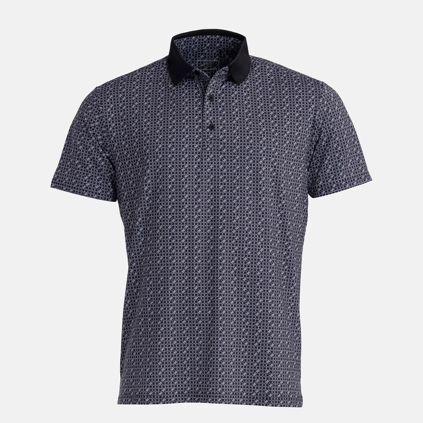 M Tech Pique Micro AOP Svart