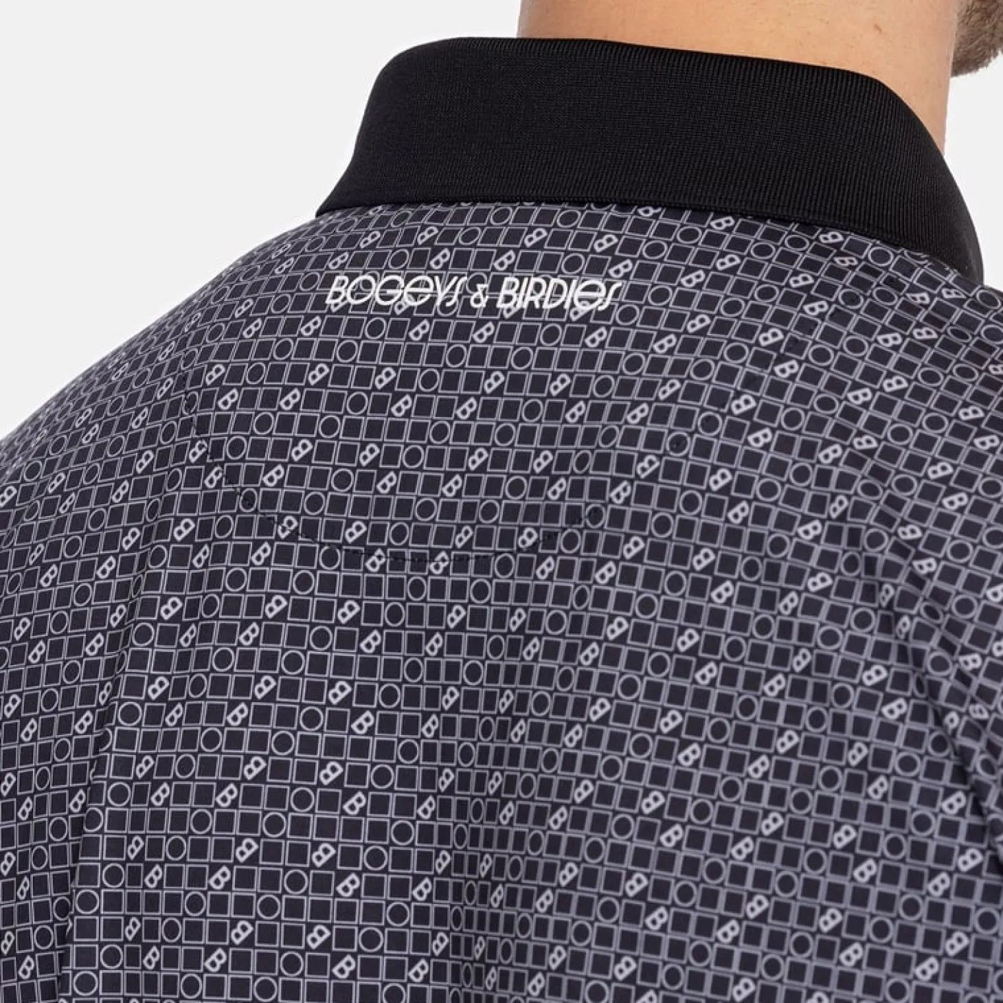 M Tech Pique Micro AOP Svart