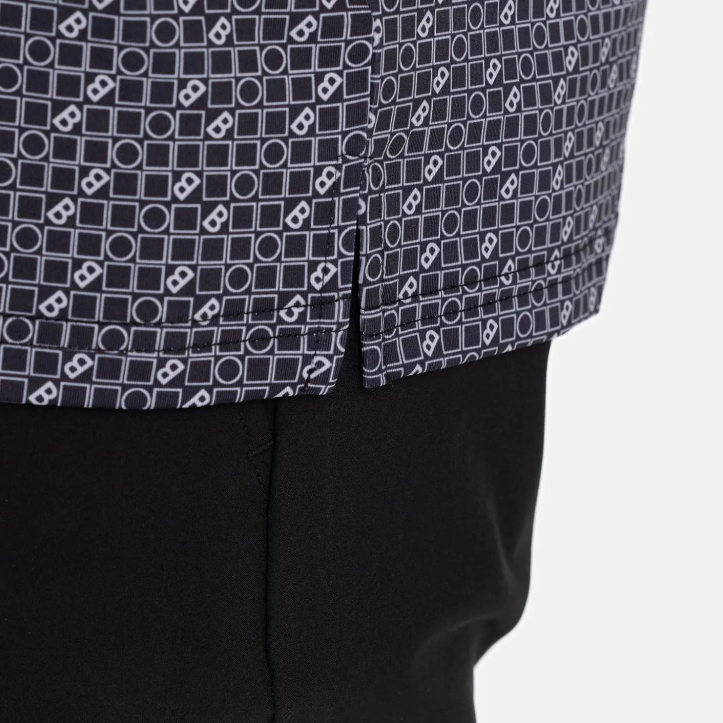 M Tech Pique Micro AOP Svart