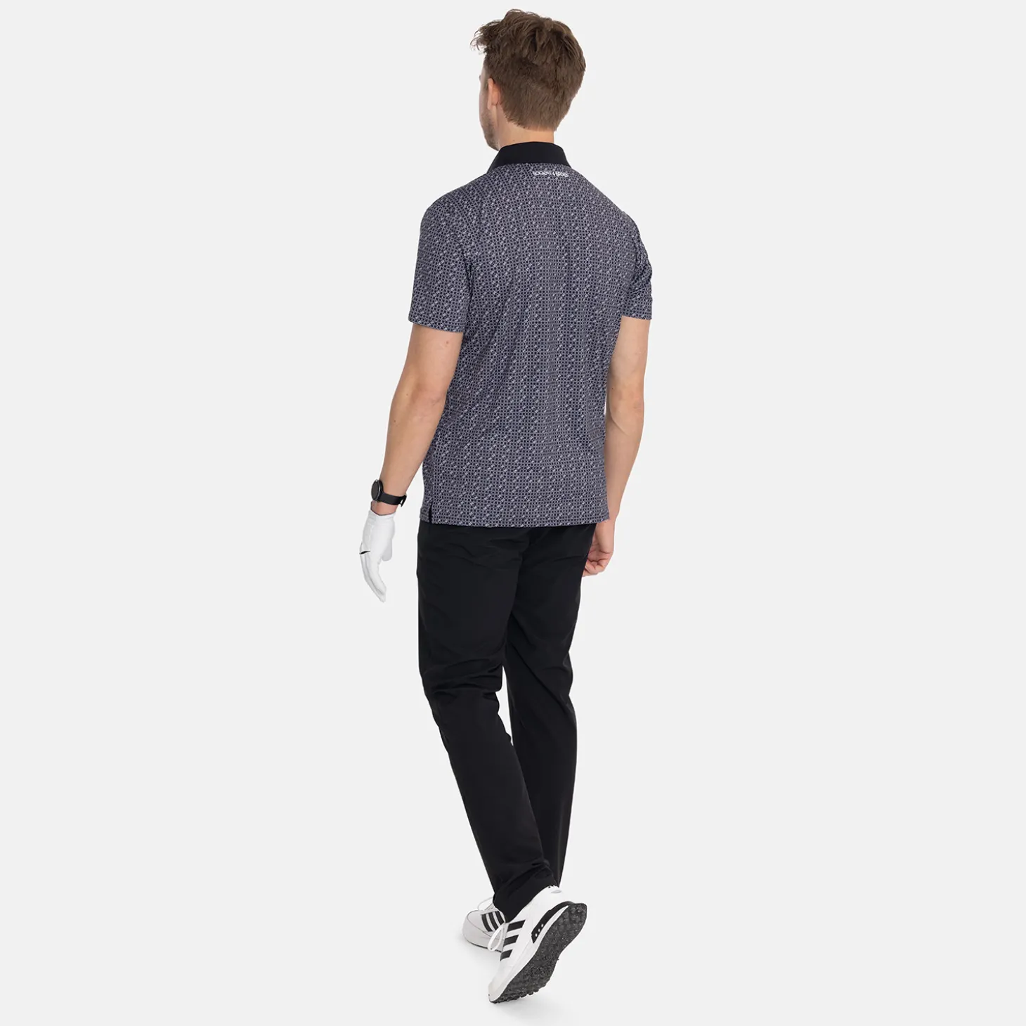 M Tech Pique Micro AOP Svart