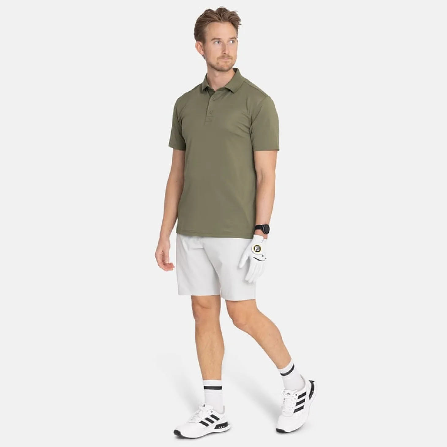 M Tech Solid Pique Knit