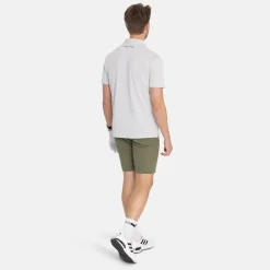 M Tech Solid Pique Knit Grå