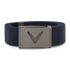 M V-Logo Web Belt Blå