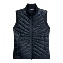 Madde Quilt Hybrid Vest Blå