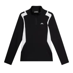 Mae Quarter Zip Mid Layer Svart