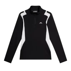 Mae Quarter Zip Mid Layer Svart