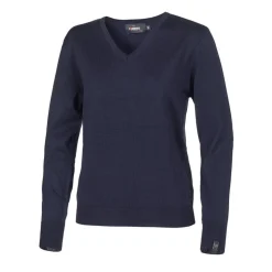 Merino V-Neck Blå