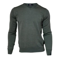 Merino V-Neck Grön