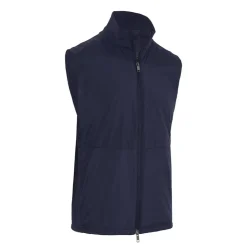 Mixed Media Vest Blå