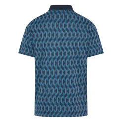 OP All Over Jacquard Colour Block Polo