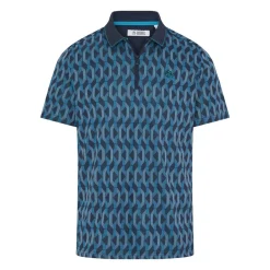 OP All Over Jacquard Colour Block Polo