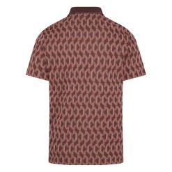 OP All Over Jacquard Colour Block Polo